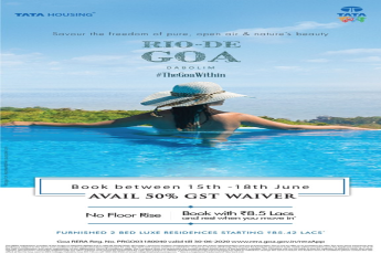 Avail 50% GST Waiver in Tata Rio De Goa Vacation Homes